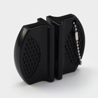 Заточка для ножей Доляна, 7.5×6×2.5 см, с 2 отделениями для стальных и керамических ножей, МИКС - Фото 4