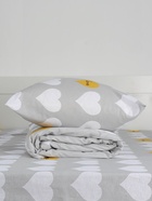 Постельное бельё евро «Этель» Heart, бязь - Фото 6