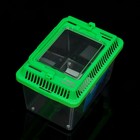 Переноска прямоугольная, 13.5×9.3×10 см, зелёный - Фото 3