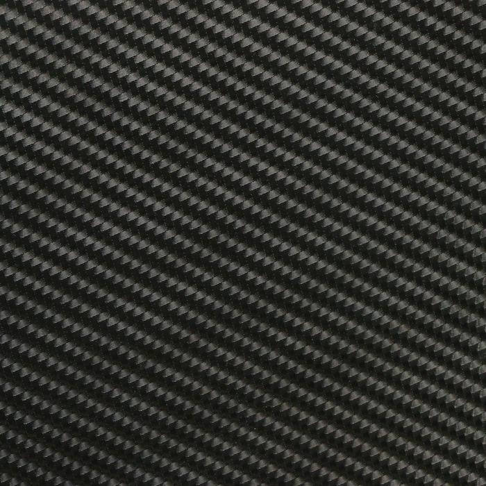 Пленка карбон 3D, самоклеящаяся, 20x127 см, черный - фото 1883752957