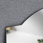 Наклейка пластик зеркальная "Лаконичность зеркало" 30х20 см - фото 21369577