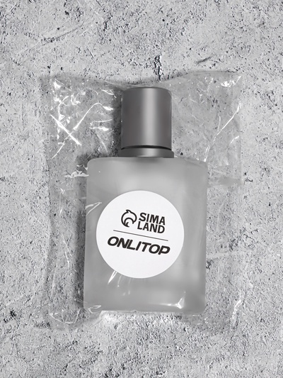 Флакон стеклянный для парфюма, с распылителем, 30 мл, цвет серебристый