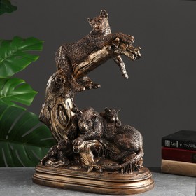 

Фигура "Семья леопардов" бронза, 50х36см