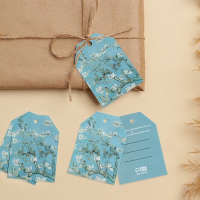 Шильдик на подарок «Цветочный», 5 × 7 см