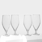 Набор стеклянных бокалов для пива «Время дегустаций. Пивной тюльпан», 620 мл, 4 шт - фото 11101054
