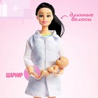 Кукла-модель шарнирная «Доктор Лиза» с малышом, мебелью и аксессуарами - фото 3735103