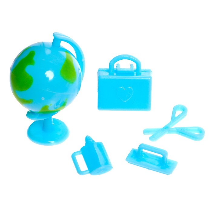 Кукла-модель шарнирная «Первый учитель» с малышами, мебелью и аксессуарами 51176