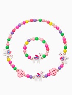 Набор детский «Выбражулька» 2 предмета: бусы, браслет, ламы, цветной - Фото 1