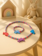 Набор детский «Выбражулька» 2 предмета: бусы, браслет, дельфины, МИКС - фото 65326674