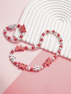 Набор детских украшений Выбражулька «Бабочки и цветы», 2 предмета: бусы, браслет, разноцветный - Фото 2