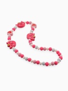 Набор детских украшений «Выбражулька. Кошечка в короне», 2 предмета: бусы, браслет, красно-розовый - Фото 4