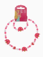 Набор детских украшений «Выбражулька. Кошечка в короне», 2 предмета: бусы, браслет, красно-розовый - Фото 7