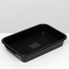 Лоток с сеткой №3, 36 х 26 х 6,5 см, чёрный - Фото 3