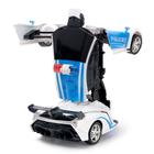 УЦЕНКА (помята упаковка) Робот радиоуправляемый «Полицейский», трансформируется, ездит, световые эффекты, трансформируется с пульта - Фото 3