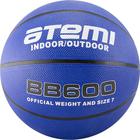 Мяч баскетбольный Atemi BB600, размер 7, резина, 8 панелей, окружность 75-78 см, клееный - фото 109444165
