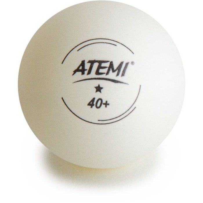 Мячи для настольного тенниса Atemi 1, цвет белый, 6 шт - Фото 1