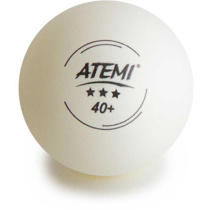 Мячи для настольного тенниса Atemi 3, цвет белый, 6 шт - Фото 1
