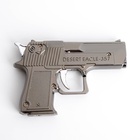 Зажигалка газовая «Пистолет» металлическая, с лазерной указкой, 6×9 см - Фото 2