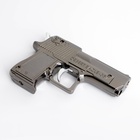 Зажигалка газовая «Пистолет» металлическая, с лазерной указкой, 6×9 см - Фото 3