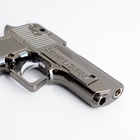 Зажигалка газовая «Пистолет» металлическая, с лазерной указкой, 6×9 см - Фото 4