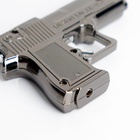 Зажигалка газовая «Пистолет» металлическая, с лазерной указкой, 6×9 см - Фото 5