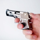 Зажигалка газовая «Пистолет» металлическая, с лазерной указкой, 6×9 см - Фото 6