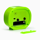 Часы - будильник настольные "Классика" на ножках, дискретный ход, 10 х 8.5 см, АА, зеленые - фото 24115537