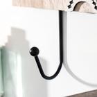 Крючок декоративный дерево «Эйфелева башня - welcome», ключница настенная, 22.5×0.8×12 см 7048620