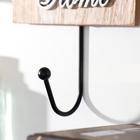 Крючок декоративный дерево "Домик с бабочкой" 22,5х0,8х12 см - фото 24367931