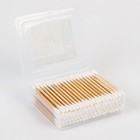 Ватные палочки, коробка 100 шт., бамбук - Фото 5