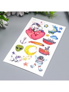 Переводные тату на тело цветные «Животный и сказочный мир», 12×7.5 см, МИКС 7040489