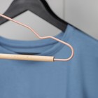 Плечики для одежды SAVANNA Wood, 41.5×22.5×1 см, розовые - Фото 7