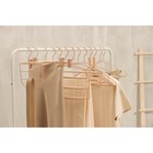 Плечики для одежды SAVANNA Wood, 41,5×22,5×1 см, цвет розовый - Фото 3