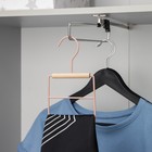 Вешалка для ремней и шарфов SAVANNA Wood, 11.3×24×1.1 см, многоуровневая, цвет розовый - Фото 5