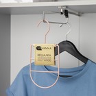 Вешалка для ремней и шарфов SAVANNA Wood, 11.3×24×1.1 см, многоуровневая, цвет розовый - Фото 6