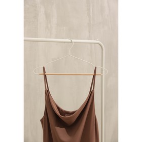 Плечики для одежды SAVANNA Wood, 41,5×22,5×1 см, цвет белый