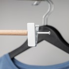 Плечики для брюк и юбок SAVANNA Wood, 28×11,5×2,8 см, цвет белый - Фото 7
