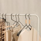 Вешалка для брюк и юбок SAVANNA Wood, 36×21.5×1.1 см, многоуровневая, чёрная - Фото 6