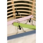 Плечики - зажим деревянныке для брюк и юбок SAVANNA «Тэри», 30×16×2 см, цвет зелёный - Фото 4