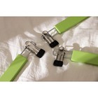 Вешалка для брюк и юбок деревянная с зажимами SAVANNA «Тэри», 28×11,5×2,8 см, цвет зелёный - Фото 5