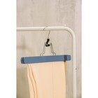 Плечики деревянные для брюк и юбок SAVANNA «Тэри», 30×16×2 см, цвет графитовый - Фото 4