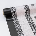 Клеёнка на стол Доляна «Франческа», на тканевой основе, рулон 20 м, ширина 137 см, общая толщина 0.22 мм, бежевая - Фото 5