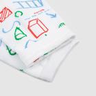 Носки женские MINAKU «Геометрия», цвет белый, размер 38-39 (25 см) 7313574