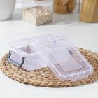 Ланч-бокс прямоугольный, 2 отделения, 21,5×14×7 см - фото 24237106