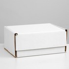 Коробка самосборная, белая, 22 х 16,5 х 10 см, набор 5 шт. - фото 320191886