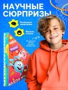 Адвент - календарь «Смешарики», детский, 9 окошек с подарками: 9 опытов - Фото 3