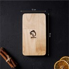 Менажница Доляна, 18×10 см, 1 секция, дерево берёза, пропитана маслом - Фото 6