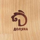 Менажница Доляна, 18×10 см, 2 секции, дерево берёза, пропитана маслом - Фото 6