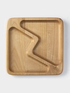 Менажница Доляна «Авеллино», 18×18×1.8 см см, 2 секции, дерево берёза, пропитана маслом - Фото 2