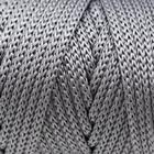 Шнур для вязания плоский 4 мм, 2 нити, полипропилен 100%, 100м/250гр (703 Серебро) - Фото 3
